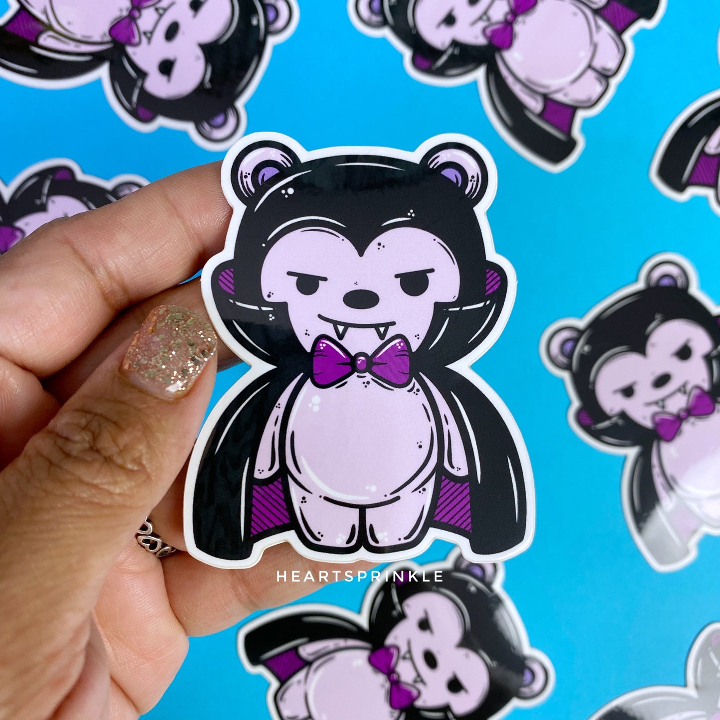 Drake Dracu Bear Halloween Sticker (WATERPROOF)