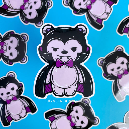 Drake Dracu Bear Halloween Sticker (WATERPROOF)