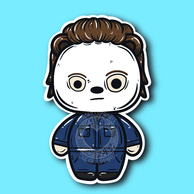 PRE-ORDER for Mike Bear Halloween Sticker (WATERPROOF)