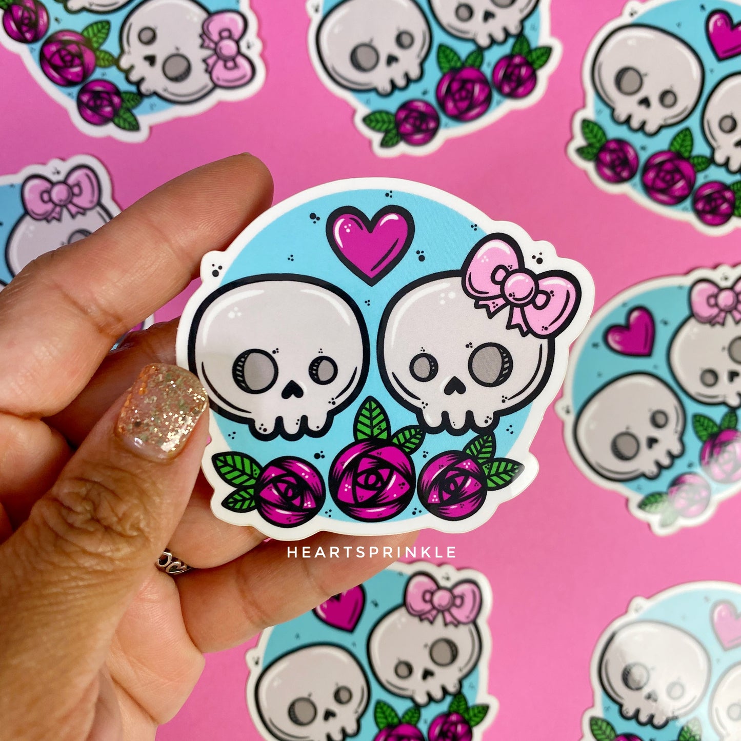 ‘Til Death Halloween Sticker (WATERPROOF)