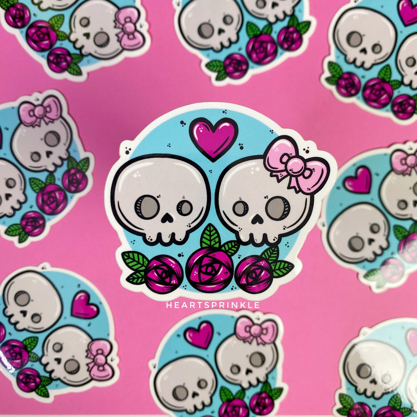 ‘Til Death Halloween Sticker (WATERPROOF)