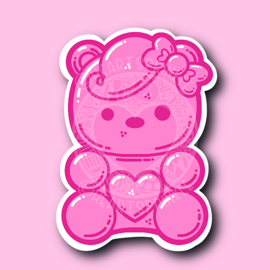 Gumdrop Gummy Bear Sticker (WATERPROOF)