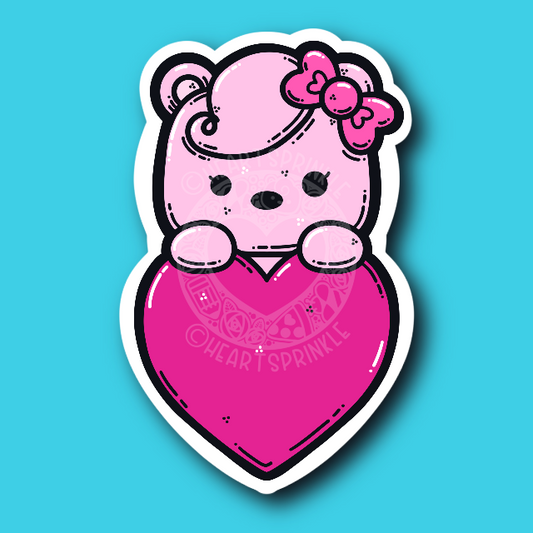Gumdrop HEART Sticker (WATERPROOF)