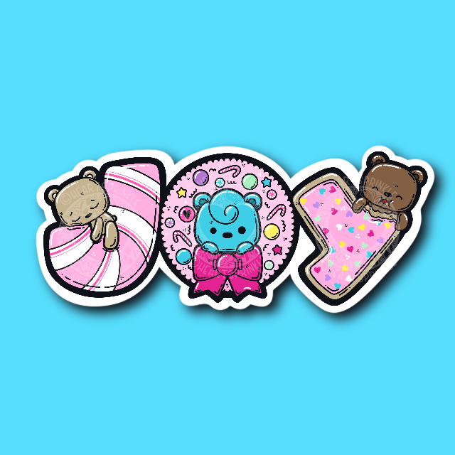 JOY Bear Sticker (WATERPROOF)