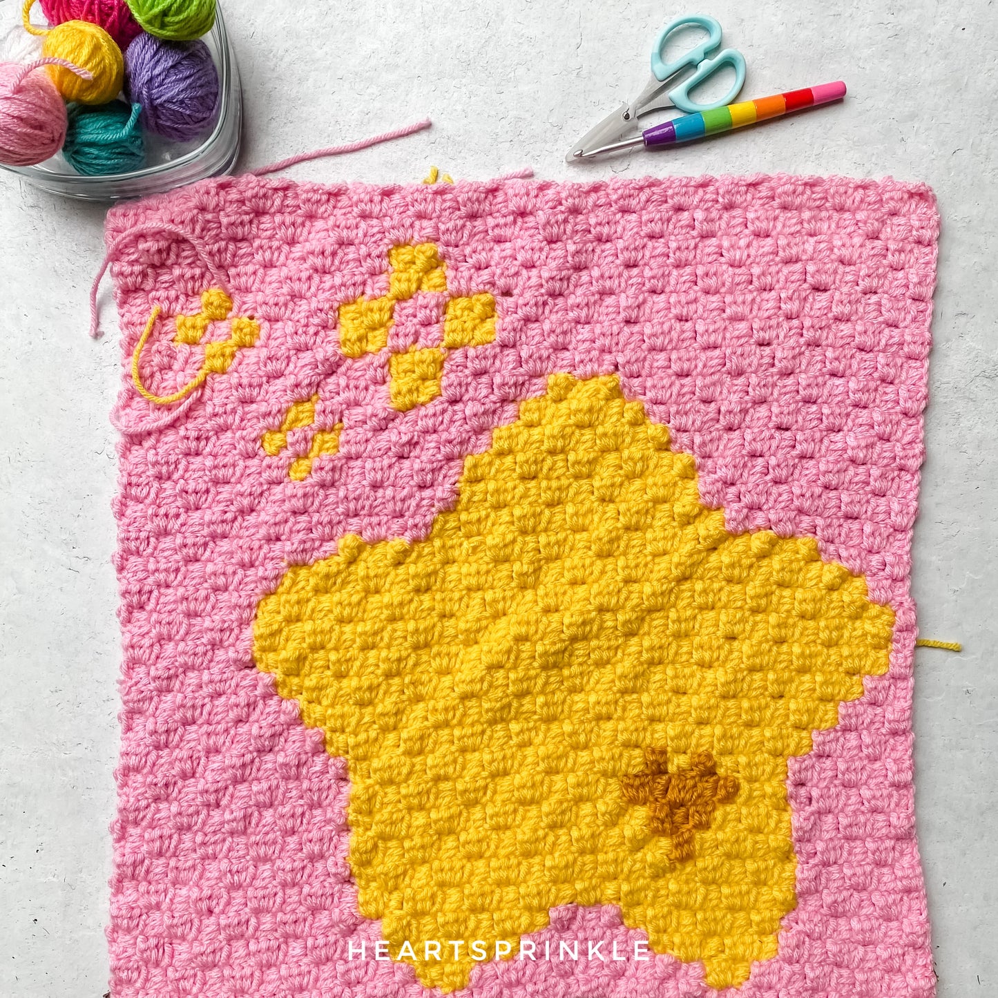 MAGICAL UNICORN C2C CAL Pattern