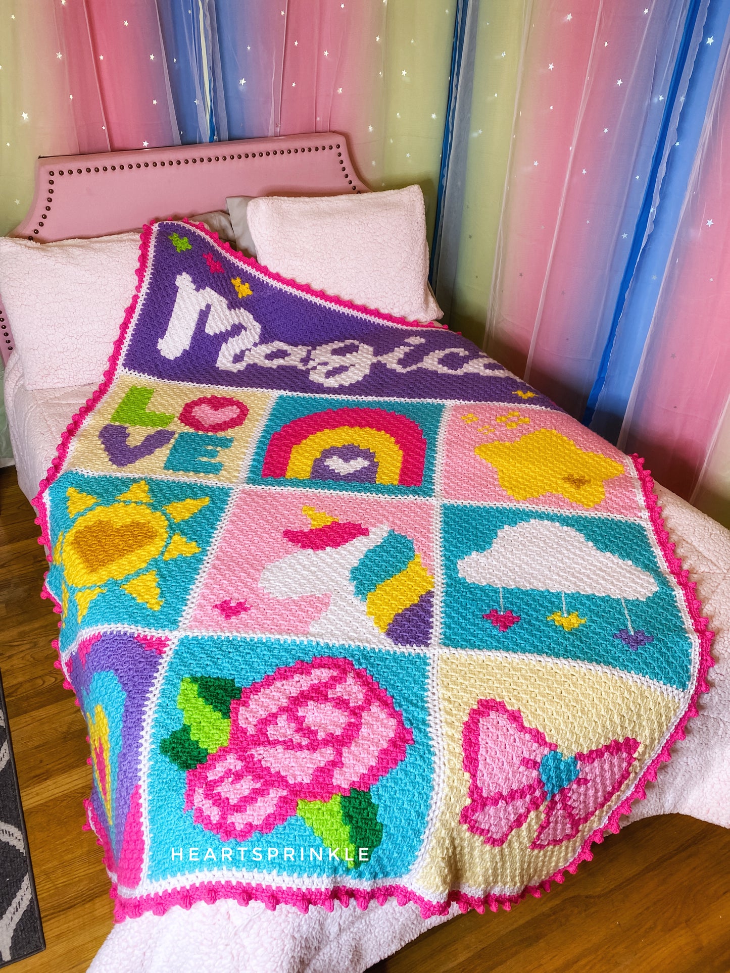 MAGICAL UNICORN C2C CAL Pattern