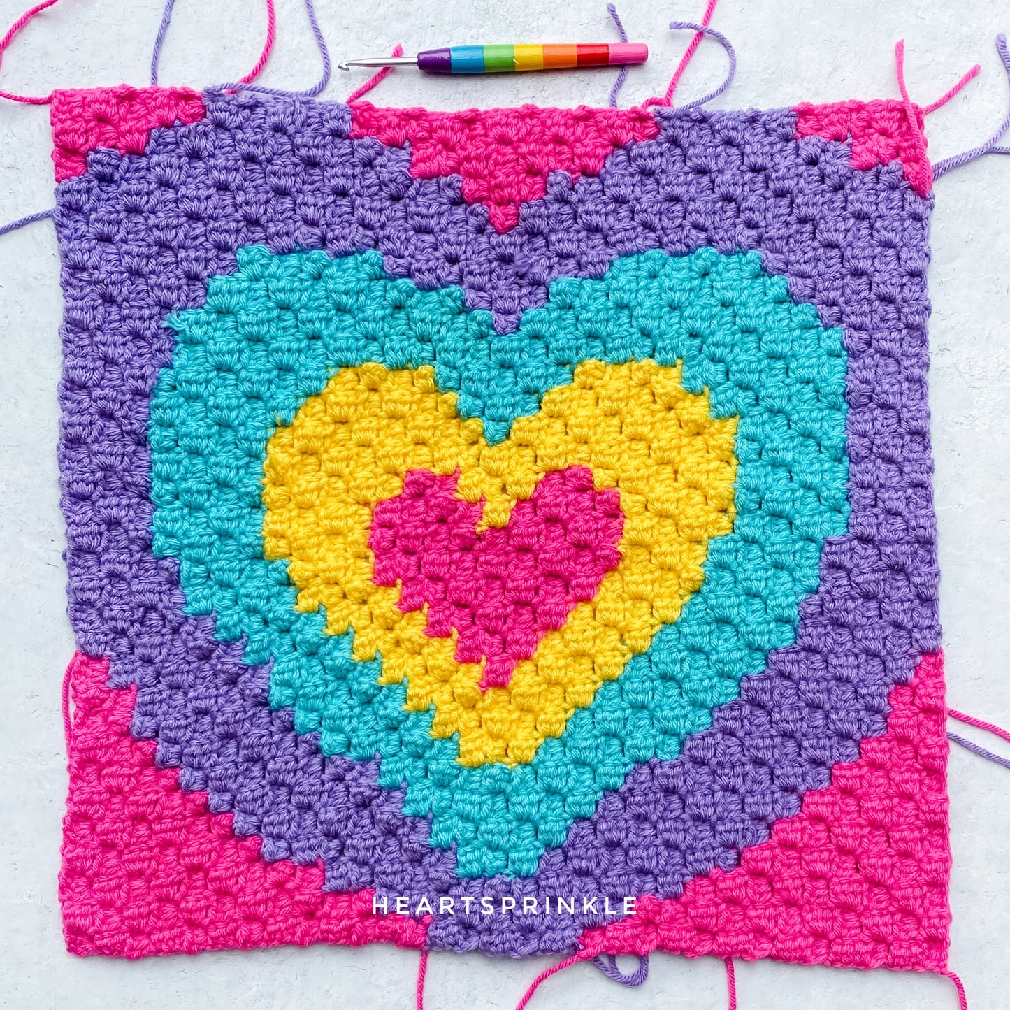 MAGICAL UNICORN C2C CAL Pattern
