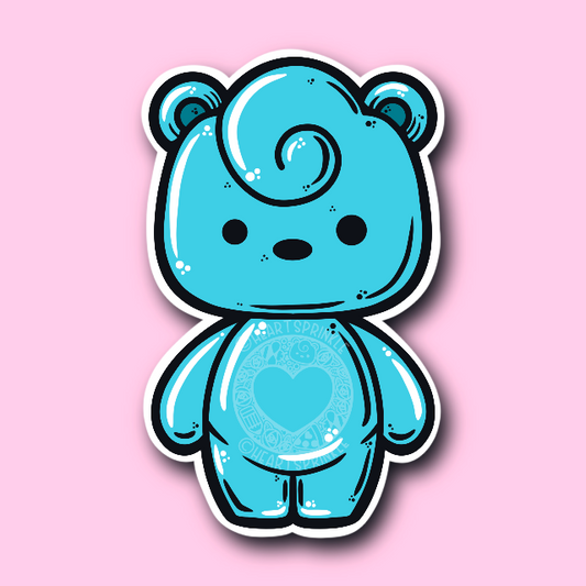 Sugarcube Bear Sticker (WATERPROOF)