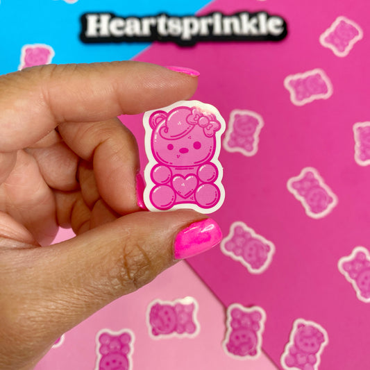 Gumdrop Gummy Bear MINI Sticker (WATERPROOF)