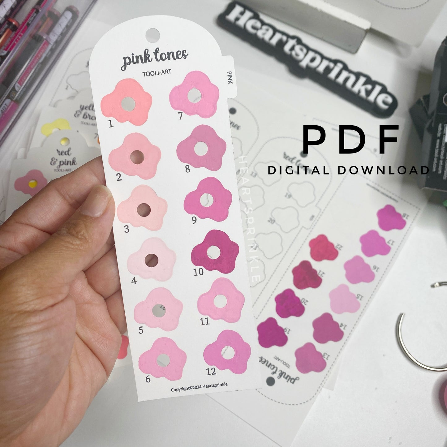 DIY Paint Marker Swatch PDF