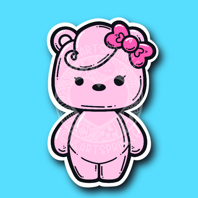 Gumdrop Bear Sticker (WATERPROOF)