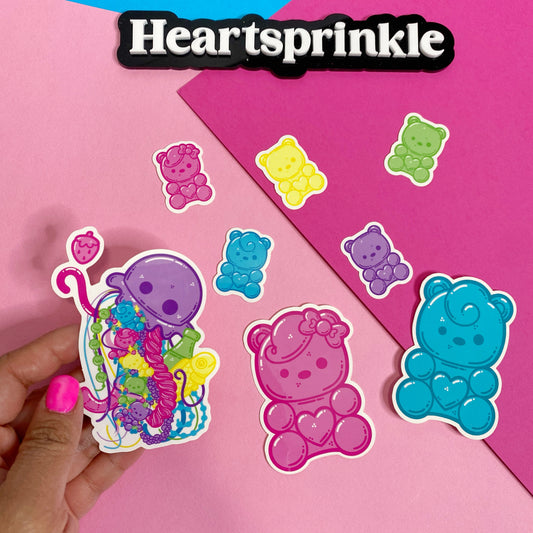 Gummy Bear Collection XL Sticker Pack