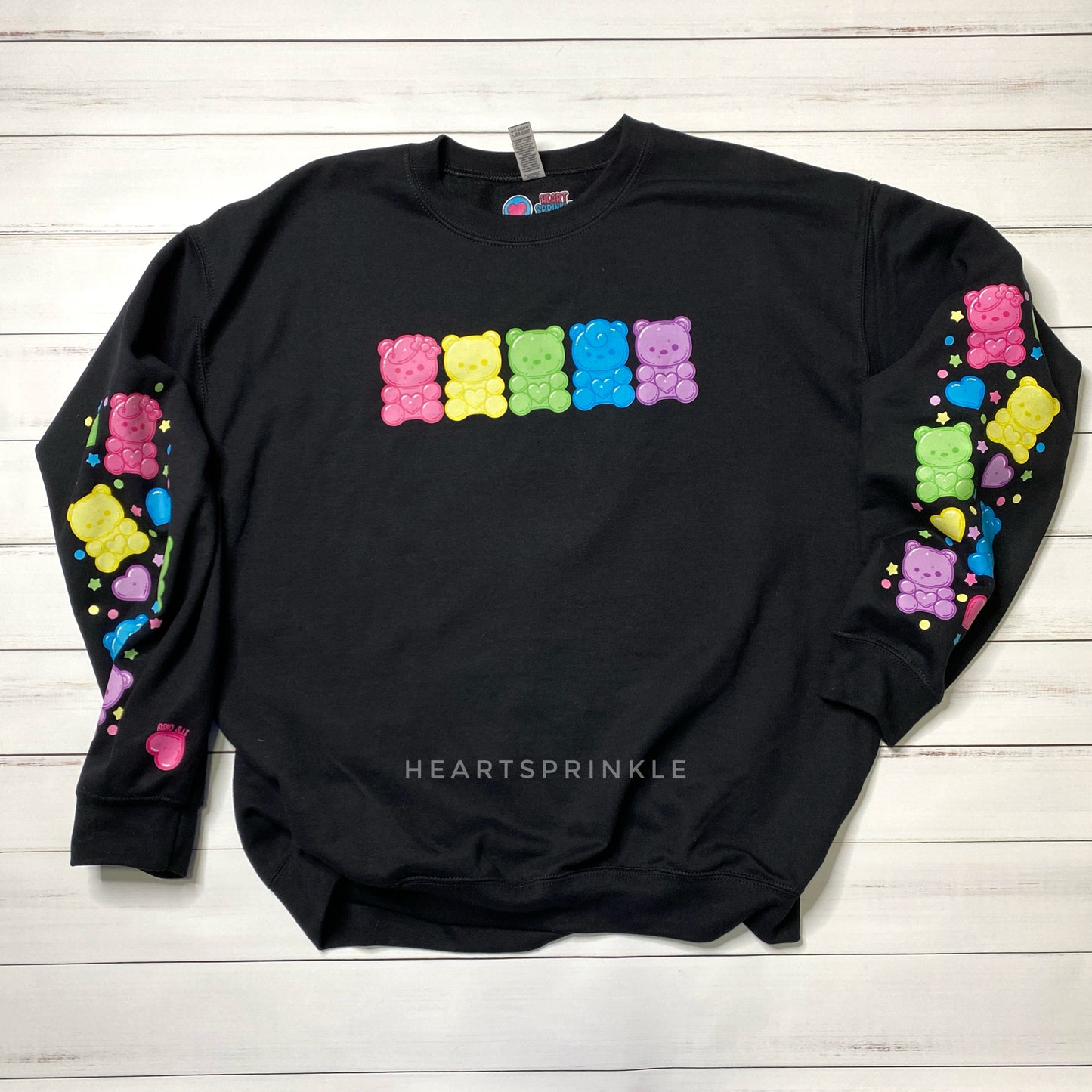 Gummy Bear Crewneck (Sprinkled Arms)