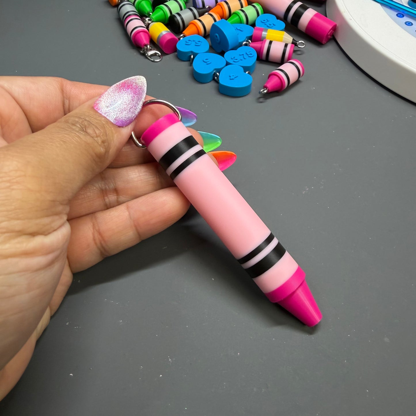 Crayon Needle Holder