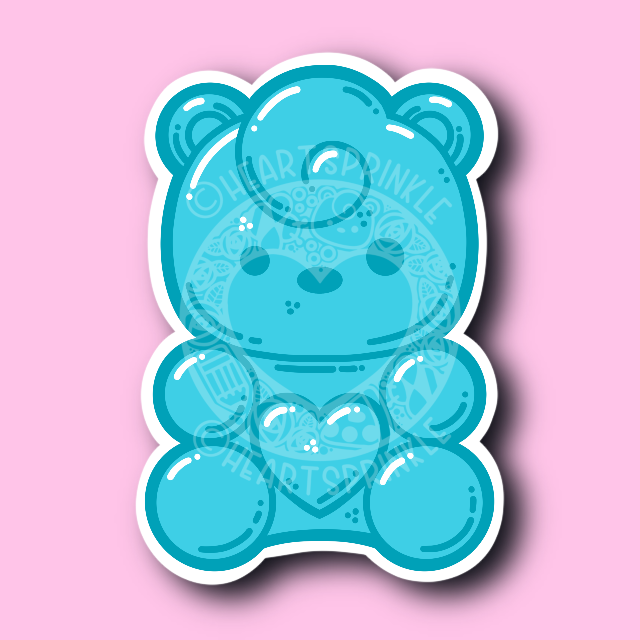 Sugarcube Gummy Bear Sticker (WATERPROOF)